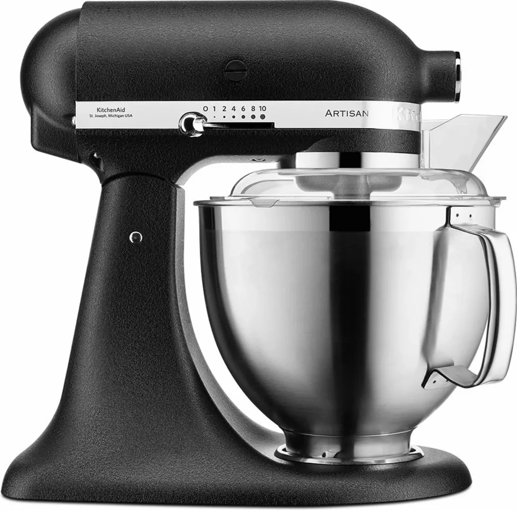 Mikser kuzhine KitchenAid 5KSM185PSEBK 4.8L, truffle black - 1