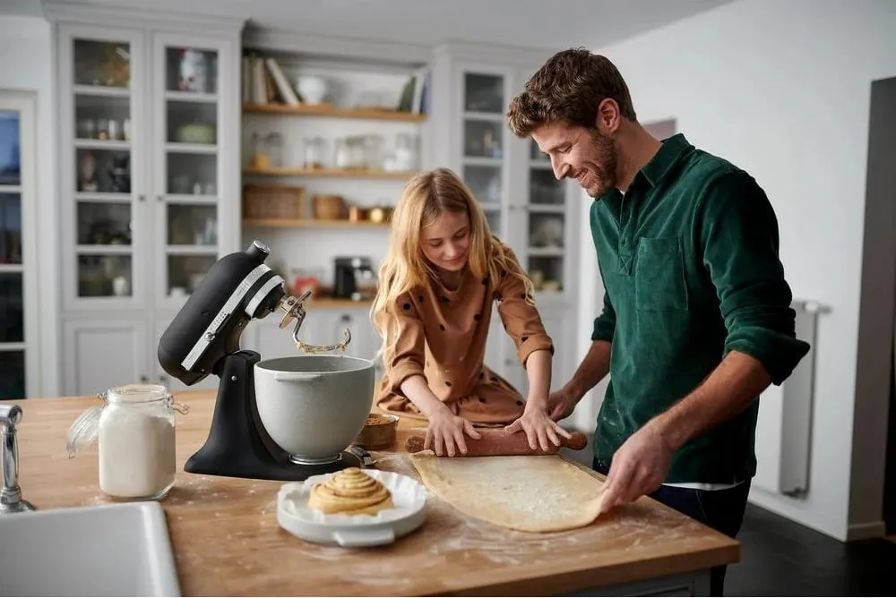 Mikser kuzhine KitchenAid 5KSM185PSEBK 4.8L, truffle black - 4