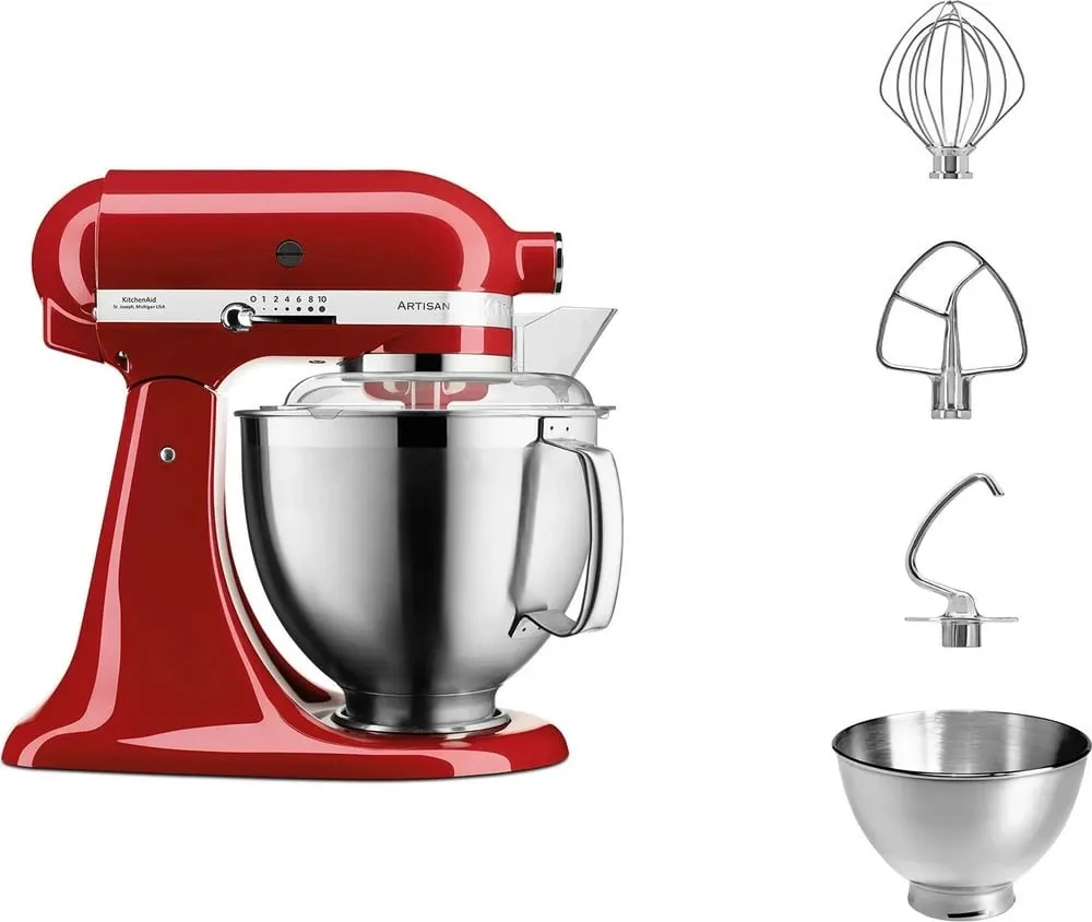 Mikser KitchenAid 5KSM185PSEER 4.8L, i kuq - 2