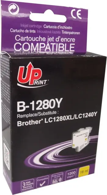 Ngjyrë UPrint B-1280Y LC-1280XLY, e verdhë