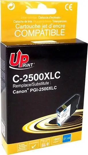 Kartriç kompatibil Uprint Canon PGI-2500XL, cyan, kapacitet XL