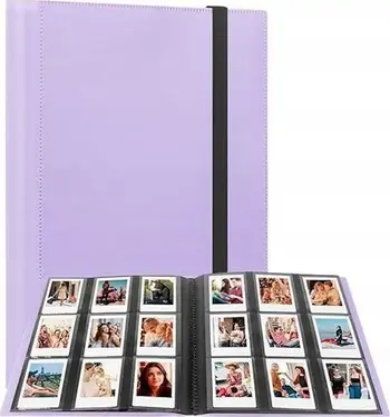 Album foto LoveInstant Purple, për Instax Mini Polaroid Canon HP Kodak Xiaomi, 360 foto, vjollcë