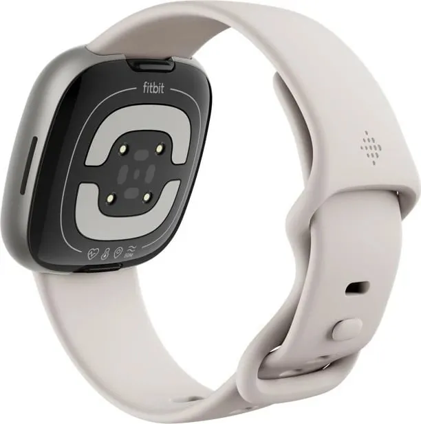 Orë FitBit Sense 2, e bardhë/platinum - 3