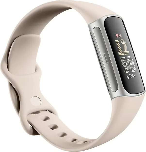 Smartwatch Fitbit Charge 6, AMOLED, GPS, NFC, 7 ditë bateri, bezhë - 2