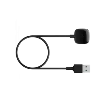 Kabllo karikuese per orë FitBit Versa3/Sense, e zezë