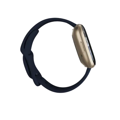 Orë e mençur FitBit Versa 3, kaltër e mbyllur/artë e lehtë - 2