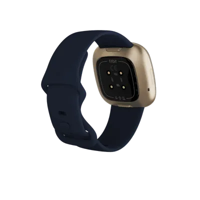 Orë e mençur FitBit Versa 3, kaltër e mbyllur/artë e lehtë - 3