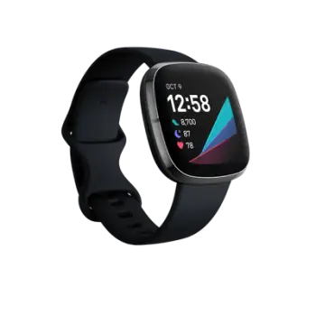 Orë e mençur FitBit Sense, grafite/karbon