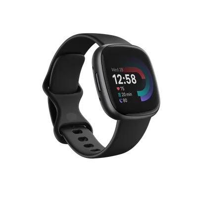 Orë FitBit Versa 4, e kaltërt/platinum - 1