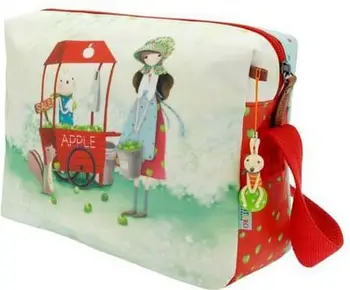 Çantë shpatulle Santoro An Apple A Day, me print, e shumëngjyrshme