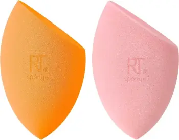 Set sfungjerë për grim Real Techniques Iconic Blend + Set Sponge Duo për femra, 2 copë