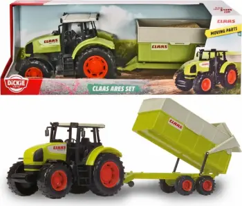 Traktor lodër me rimorkio Dickie Claas Ares, shumëngjyrësh