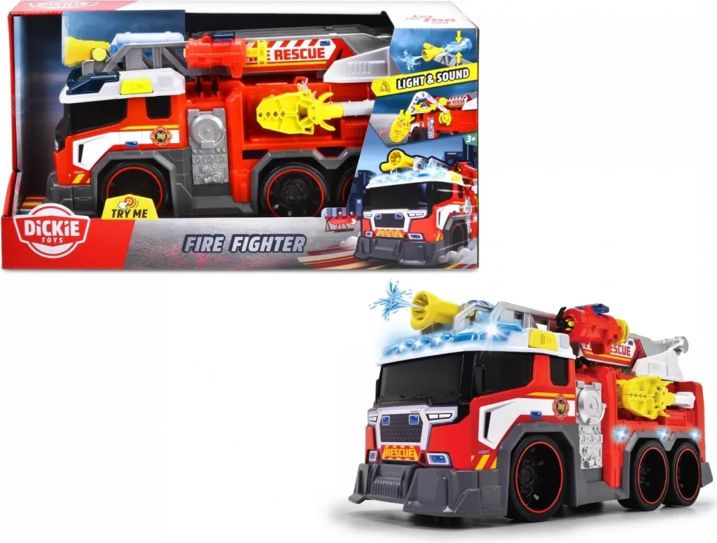 Kamion lodër zjarrfikës Dickie Fire Fighter 203307000, plastikë, për fëmijë - 1