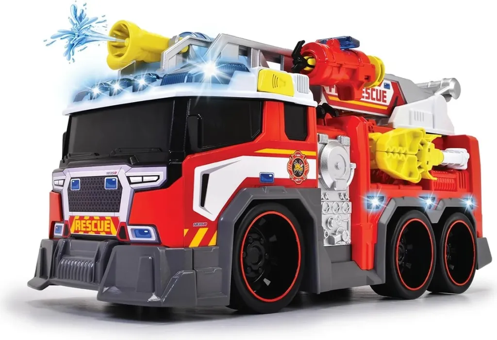 Kamion lodër zjarrfikës Dickie Fire Fighter 203307000, plastikë, për fëmijë - 2