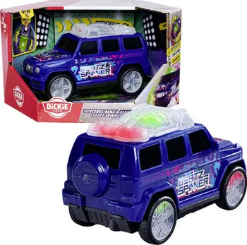 Makina lodër Dickie Streets Beatz Mercedes G Class, 23.5 cm, me drita dhe muzikë, shumëngjyrëshe