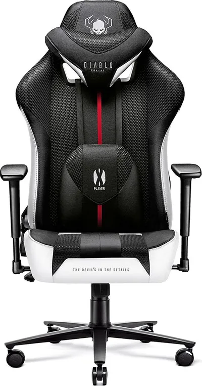 Karrigë Diablo Chairs X-PLAYER 2.0 King Size, e bardhë/e zezë - 1