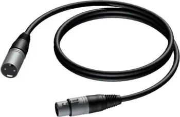 Kabllo audio Procab CLA901, XLR në XLR, 5m, e zezë
