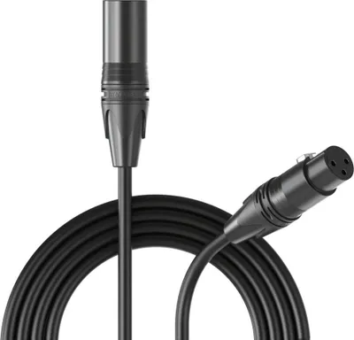 Kabllo Procab XLR - XLR (PRA901 / 0.5), 0.5m, e zezë - 1