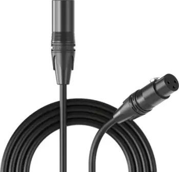Kabllo Procab XLR - XLR (PRA901 / 0.5), 0.5m, e zezë