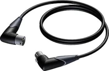 Kabllo audio Procab CLA904, XLR në XLR, 5m, e zezë