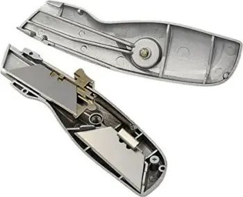 Thikë prerëse WEDO 78 808, 151mm, trup alumini, teh inox, argjend