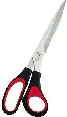 Gërshërë WEDO 10 inch, çelik inox, e zezë/kuqe - 1