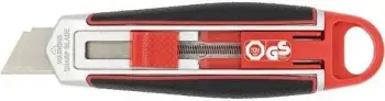 Thikë sigurie WEDO Safety Cutter Long Blade, teh 18 mm, plastike, e kuqe e zezë