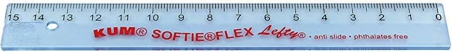 Vizore plastike WEDO KUM Lefty L1 Softie Flex 15cm, blu - 1