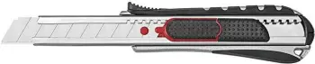Thikë prerëse Werner Dorsch WEDO Cutter Safety 787018, teh 18 mm, vetë tërheqëse, e zezë argjend