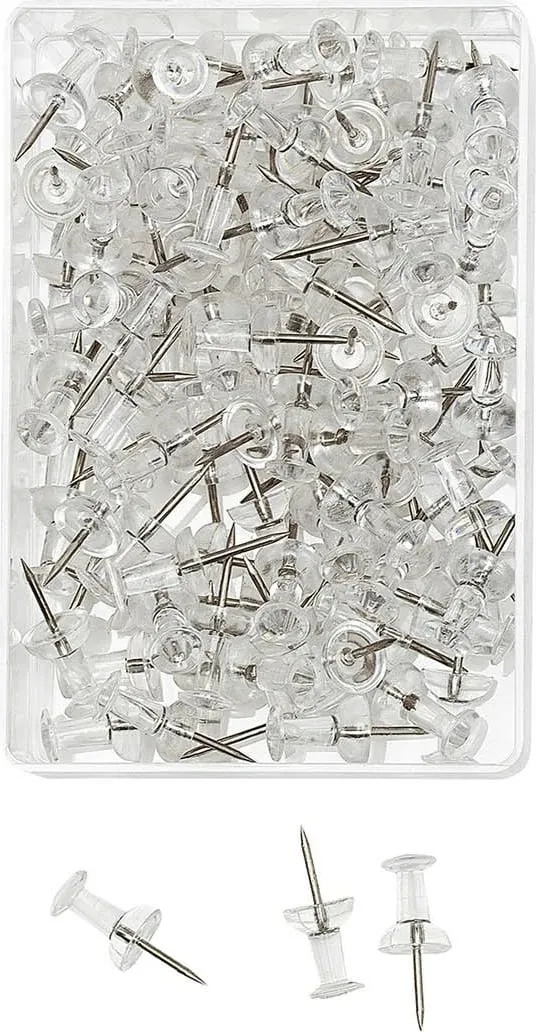 Kunja transparente WEDO 54 249, 100 copë, 10x23mm - 1
