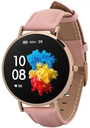 Orë e mençur Garett Smartwatch Verona, verdhë/rozë