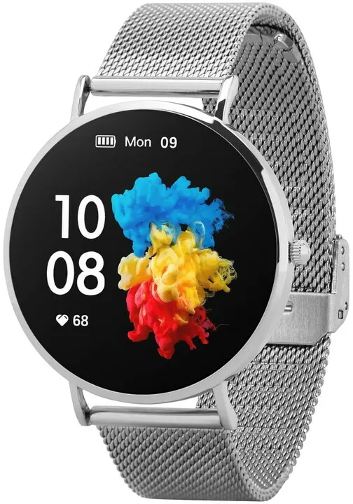 Orë e mençur Garett Smartwatch Verona, argjendtë - 1