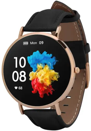 Orë e mençur Garett Smartwatch Verona, verdhë/zezë