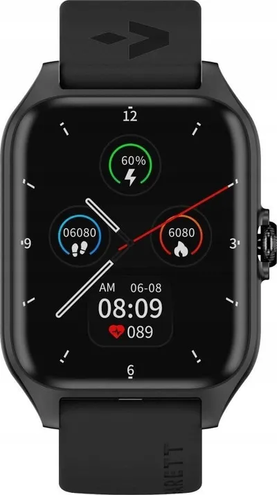 Ora inteligjente Garett Activity 2, AMOLED 1.78", Bluetooth, e zezë - 3