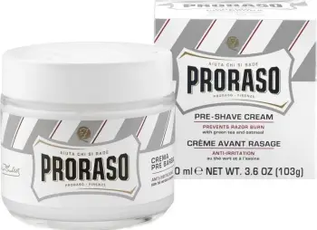 Krem para rruajtjes për meshkuj Proraso me vaj eukaliptusi, 100ml