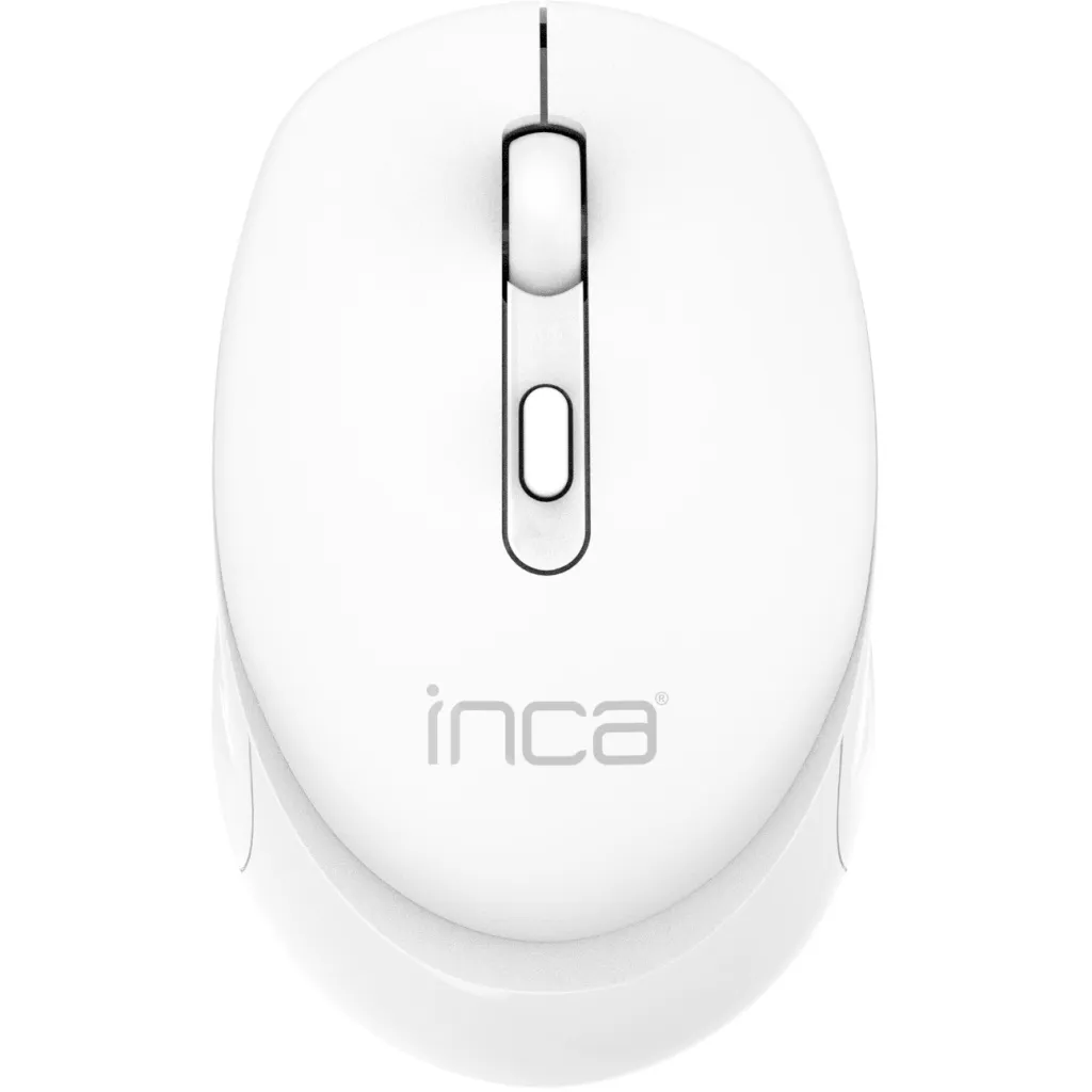 Maus wireless Inca IWM-243RB, 1600 DPI, Candy Design, i bardhë - 1