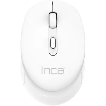Maus wireless Inca IWM-243RB, 1600 DPI, Candy Design, i bardhë