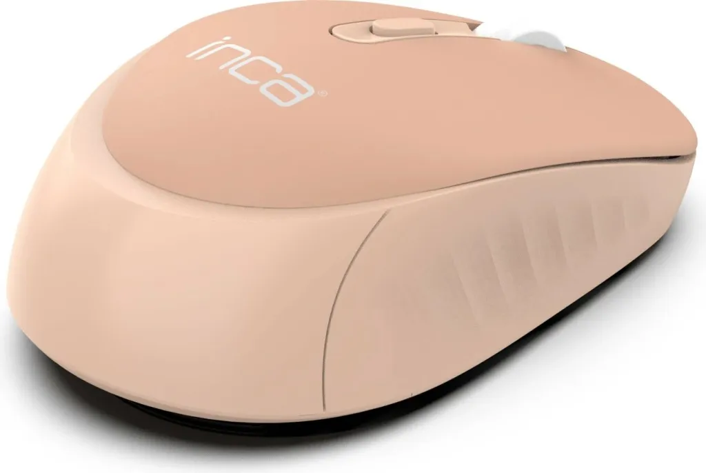Maus Inca IWM-243RH, wireless, 1600 DPI, Candy Design, krem - 3