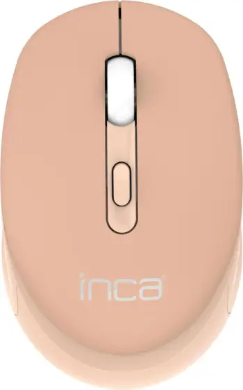 Maus Inca IWM-243RH, wireless, 1600 DPI, Candy Design, krem