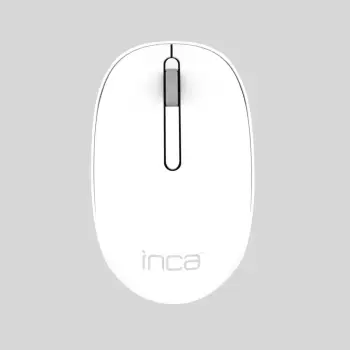 Maus Inca IWM-241RB, wireless, 1200 DPI, Candy Design, i bardhë