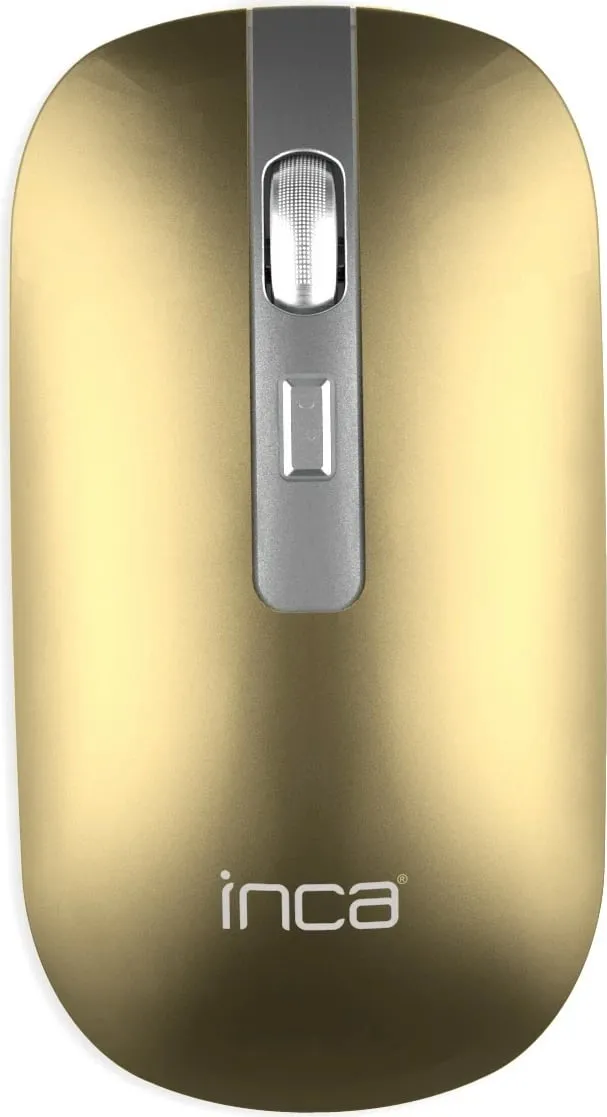 Maus Inca IWM-531RS, 1600 DPI, wireless & Bluetooth, ngjyrë metalike - 1