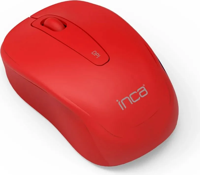 Maus wireless Inca IWM-331RK 1600 DPI, Nano-USB, i kuq - 4