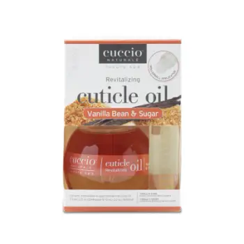 Set vajrash për thonj Cuccio Cuticle Oil Kit, Vanilla Bean & Sugar, 73ml + 10ml