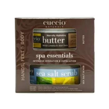 Set për kujdesin e trupit Cuccio Naturale Kit Spa Essentials White Limetta & Aloe Vera, 226 g + 553 g