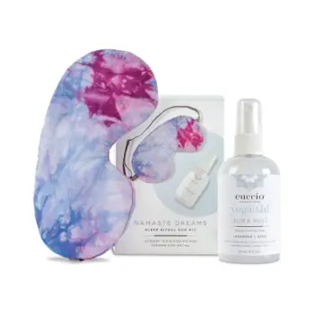 Set sprej dhe maskë e syve Cuccio Botanicals Namaste Dream Kit, 135 ml