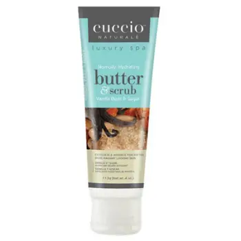 Gjalpë eksfoliues Cuccio Naturale Vanilla Bean & Sugar, 113 g