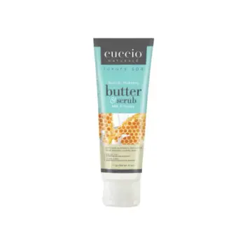 Gjalpë eksfoliues Cuccio Naturale Milk & Honey, 113 g