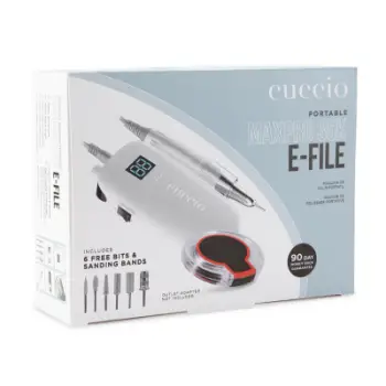 Pajisje elektrike profesionale për thonj, Cuccio Pro Max Pro 35K, e bardhë