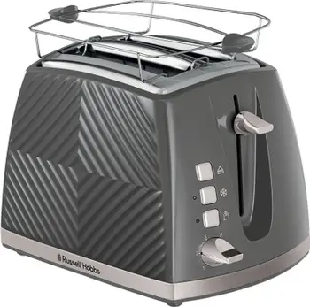 Toaster Russell Hobbs Groove 26392-56, 2 feta, gri