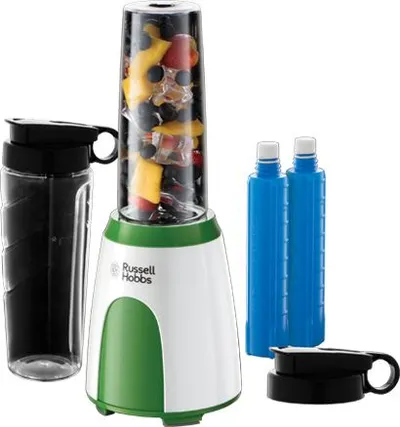 Blender Russell Hobbs Explore Mix & Go Cool, 300W, i bardhë / i gjelbër - 1